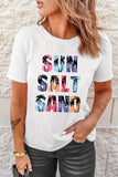 SUN SALT SAND Coconut Tree  Graphic Tee