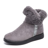 Women’s Winter Thickening Side Zipper Outdoor Shoes Snow Warm Plush Boots