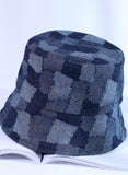 Blue Women's Hats Fisherman Denim Patchwork Hat LC02520-5