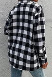 Checkered Button Down Long Sleeve Shirt