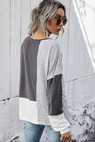 Gray Contrast Sweatshirt LC25110993-11