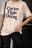 Pink Casual Letter Print Graphic Tee LC25214762-10