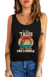 Black women's tank top LC2566129-2