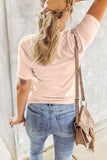 Pink HELLO SUNSHINE Tee - Mustard LC25215708-10