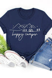 T-shirt a maniche corte Happy Camper Mountain Sketch