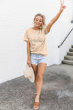 Khaki Kindness Is Golden Letter Print T-shirt LC25216568-16