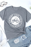 Gray HELLO SUNSHINE Tee - Mustard LC25215682-11