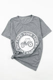 Gray HELLO SUNSHINE Tee - Mustard LC25215682-11