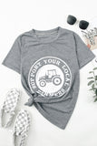 Gray HELLO SUNSHINE Tee - Mustard LC25215682-11