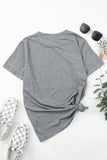 Gray HELLO SUNSHINE Tee - Mustard LC25215682-11