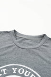 Gray HELLO SUNSHINE Tee - Mustard LC25215682-11