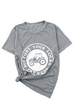 Gray HELLO SUNSHINE Tee - Mustard LC25215682-11