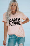 Pink Camp Life T-shirt LC25217976-10