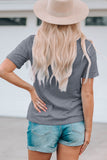 Gray She Believed She Could Life Belief Graphic Tee LC25218155-11