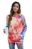 Tie Dyed Lightweight Pullover Hoodie Women's