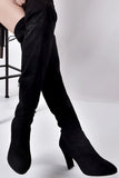 Black Over The Knee Boots