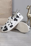 Cow Print Plimsoll Shoe