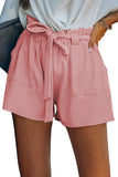 Shorts in maglia di misto cotone con tasche