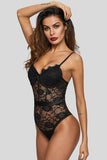 Lace Panelled Bodysuit