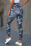 Mid Waist Ankle-length Camouflage Leggings