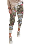 Camo Print Knit Sport Pants